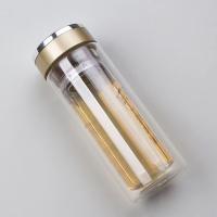 百斯克 典雅茶水分离双层玻璃杯 BSK-BB240260 300ml (单位:个)