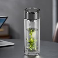 皖亭 双层玻璃杯 WT3036 300ml (单位:个) 透明