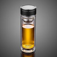 果兹（GUOZI） 星辰商务双层玻璃杯 GZ-S59 350ml (单位:个) 黑色