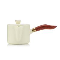 菲米生活（PHMI） 茶具套装 FM-CJ2119 茶壶210ml公道杯140ml品茗杯60ml*4茶漏组合8.4cm*5.8cm (单位:套) 米黄色