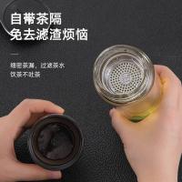明霞 双层玻璃杯 MX2302 300ml 40个/箱 (单位:个)