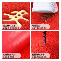 墨斗鱼 出入平安入户门地垫  丝圈地垫 80cm*120cm (单位:件) 红色