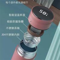 康厨亚（KANGCHUYA） 数显感温智能商务保温杯 KX8605-500 500ml (单位:个) 四色随机