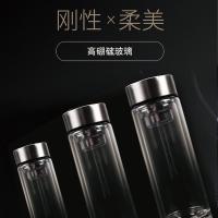 艾逸瑶选 乐尚双层玻璃杯 CJ-21119 400ML (单位:个) 新老包装随机发货