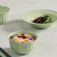 皖亭 翡玉碗盘 六件套 WT-FC-6 4.5英寸*4+6英寸*1+7英寸*1 (单位:套) 绿色