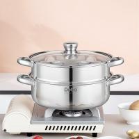 德铂（Debo） 罗森304不锈钢双层蒸锅 DEP-DS395 4L (单位:套)