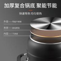 九阳（Joyoung） 双层蒸锅 不锈钢；电磁炉煤气灶通用 ZGB2861 28cm 1台/箱 (单位:台) 黑色