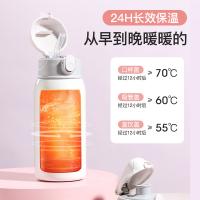 史努比（SNOOPY） 儿童保温杯 一杯三盖 SNP6023 600ml (单位:套) 白