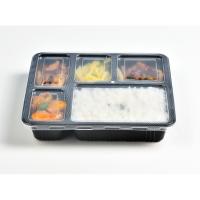 特美居 一次性五格饭盒 A/B款随机发 TMJ-466 19.5*18*5cm 150套/箱 (单位:箱)