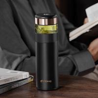 特美刻（TOMIC） 茶水分离保温杯 智能屏显 TW00050 350ml (单位:个) 黑色