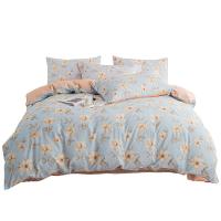 多喜爱（Dohia） 全棉四件套 香溢满庭 被套203*229cm 床单245*230cm枕套74*48cm*2 (单位:套)