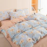 多喜爱（Dohia） 全棉四件套 香溢满庭 被套203*229cm 床单245*230cm枕套74*48cm*2 (单位:套)