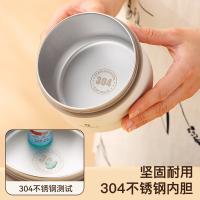 沃德百惠 手提饭盒 不锈钢分格 G20547-YC2 饭盒400ml*2, 饭盒600ml*2, 保温袋*1 (单位:套)