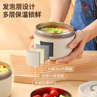 沃德百惠 手提饭盒 不锈钢分格 G20547-YC2 饭盒400ml*2, 饭盒600ml*2, 保温袋*1 (单位:套)