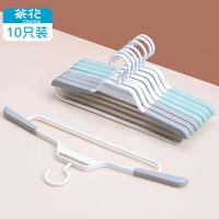 茶花（CHAHUA） 伸缩衣架 0703*5 39.5*18CM *10只装 1组/箱 (单位:组) 新老包装随机发货 颜色随机发货