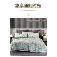 艾逸瑶选 韦伯亲肤磨毛四件套 JF-24118 被套200x230cm 床单230x245cm 枕套48x74cm*2 10套/箱 (单位:套) 新老包装随机