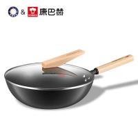 康巴赫 米纹轻量真不锈炒锅 精铁无涂层 KGM-C32L 32cm (单位:个)