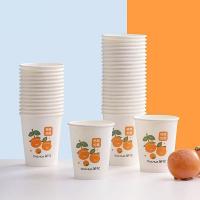 茶花（CHAHUA） 307003 一次性加厚纸杯 218ml 80只装 (单位: 包)