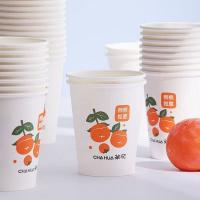 茶花（CHAHUA） 307003 一次性加厚纸杯 218ml 80只装 (单位: 包)
