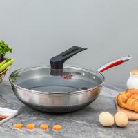 康巴赫 炒锅 蜂窝316不锈钢 KG-DT32C 32cm (单位:个) 不锈钢色