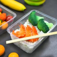 芳草地 3G6014 一次性打包餐盒 带盖 长方形 1000ml 50只（单位：箱）