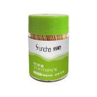 双枪（Suncha） 天然毛竹牙签 一次性 500支*2罐 (单位:组)