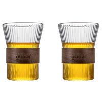 果兹（GUOZI） 流光玻璃茶杯 GZ-S65 320ml*2 (单位:套)