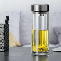 希诺 XN-6596 双层玻璃杯 410ml (单位: 个)