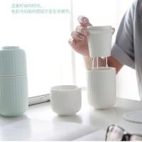 贝格帝 户外焖茶套装 BGD-HMC11 水悦旅行杯*1 焖茶杯600ml*1 30套/箱 (单位:套) 多色随机