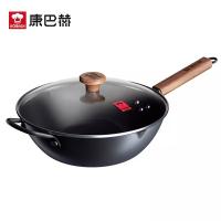 康巴赫 有钛无涂层不锈铁锅 KGY-C32T 32cm (单位:个) 黑色