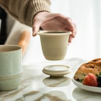 万仟堂 春竹 陶瓷杯 300ml 青色（单位：个）