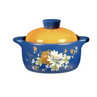 艾逸瑶选 繁花锂辉石陶瓷煲 CJ-21101 2.8L 4个/箱 (单位:个) 新老包装随机发货