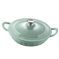 北鼎 珐琅铸铁 焖焗锅 锅具 28cm 绿色（单位：个）