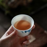 苏氏陶瓷（SUSHI CERAMICS）J0267 手绘青花盖碗 带两个茶杯 3头/套（单位：套）