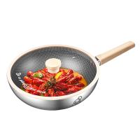 炊大皇（COOKER KING） 小黄鸭炒锅 316不锈钢 CG32XHYG 32cm 5个/箱 (单位:个)