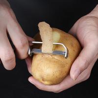 十八子作 削皮刀 削皮薄速度快 W300 152mm 480个/箱 (单位:个) 不锈钢色