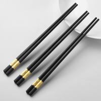 艾逸瑶选 筷乐金福合金筷 十双装 CJ-21025-10 25cm (单位:盒) 新老包装随机发货