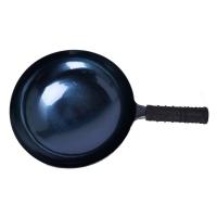 金卫德 手打无涂层铁锅 味来可期 JWD-009 32cm 含盖送锅铲 (单位:个) 黑色