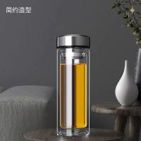 超亿 轻逸双层玻璃杯 300ml CYG-6005 300ml (单位:个) 透明色