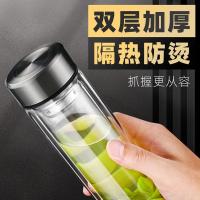 超亿 轻逸双层玻璃杯 300ml CYG-6005 300ml (单位:个) 透明色