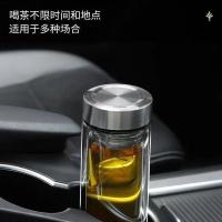 超亿 轻逸双层玻璃杯 300ml CYG-6005 300ml (单位:个) 透明色