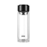 康厨亚（KANGCHUYA） 便携提环耐热防爆双层玻璃杯 KX8658-st320 320ml (单位:个)
