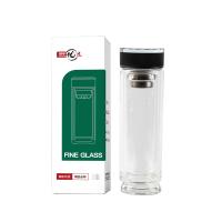 邮乐优选 双层玻璃杯 天吉盖 yx-ly-003 320ml (单位:个) 颜色随机