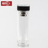 邮乐优选 双层玻璃杯 天吉盖 yx-ly-003 320ml (单位:个) 颜色随机
