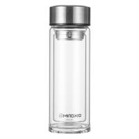 康厨亚（KANGCHUYA） 明霞系列玻璃杯 双层 MXKX6803-st320 320ml 40个/箱 (单位:个) 不锈钢色