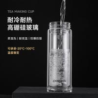 康厨亚（KANGCHUYA） 明霞系列玻璃杯 双层 MXKX6803-st320 320ml 40个/箱 (单位:个) 不锈钢色