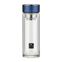 WORLD KITCHEN 玻璃杯雨伞礼盒 知遇套装 Y-D002B 五折伞直径90cm 玻璃杯400ml 扑克牌*2副 (单位:套) 蓝色