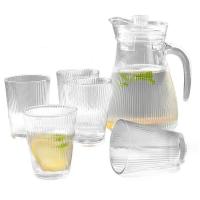 皖亭 WT-FY-2105 枫雅水具五件套 1壶1200ml+4杯220ml (单位:套)透明