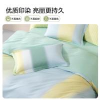 水星家纺（MERCURY） 北欧系列-倾城悦岚 床上四件套 纯棉100% 1.8米床 被套220*240cm（单位：套）