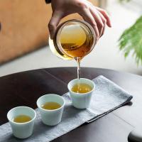 艾逸瑶选 CJ-21056 逸出行快客杯套装 内胆茶泡*1+杯*3+玻璃茶海*1+茶巾*1+旅行包*1（单位：套）新老包装随机发货